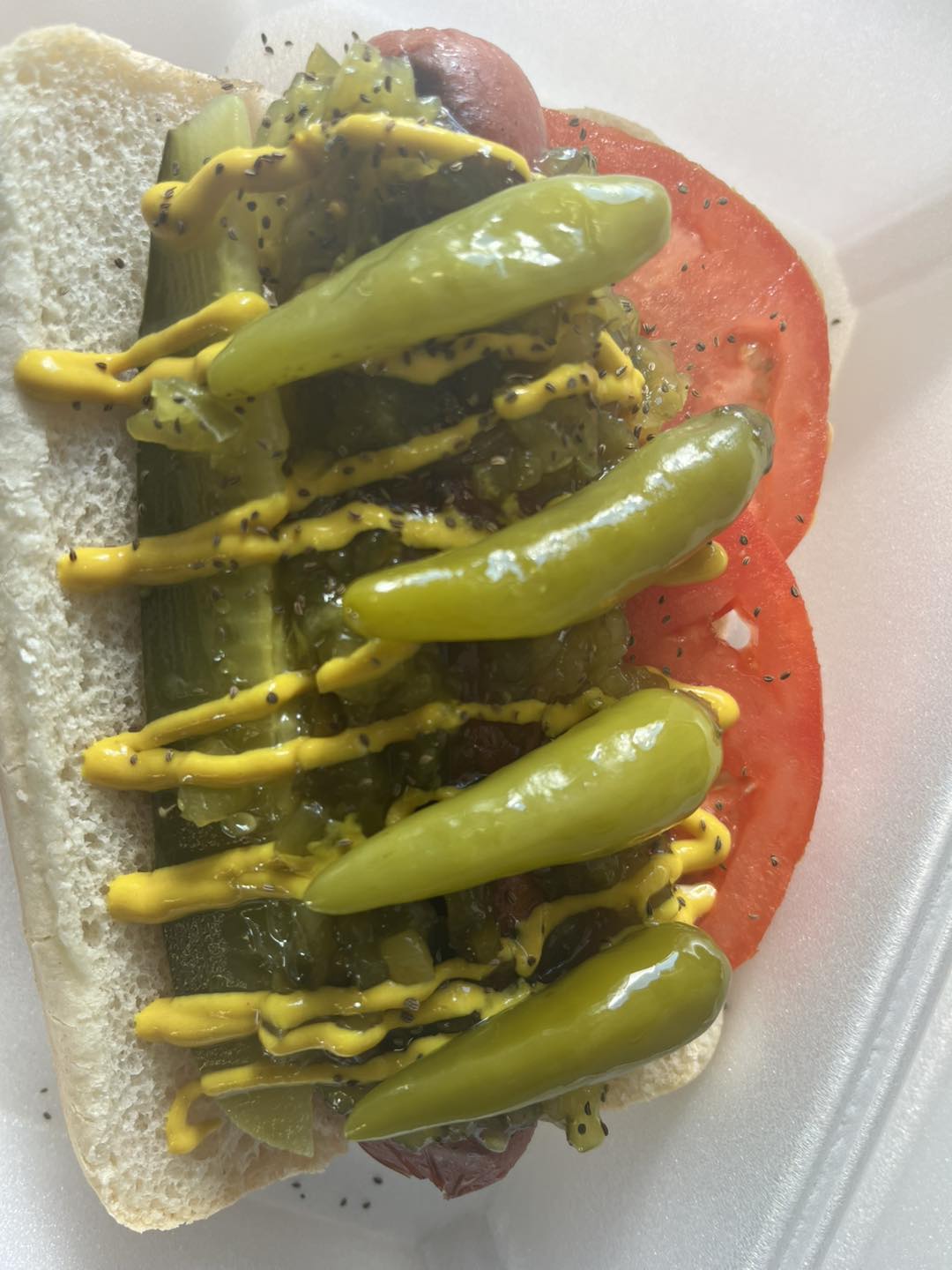 Hotdog close-up